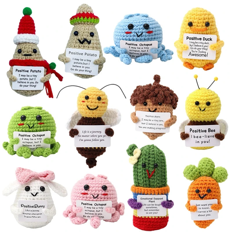 Set Crochet Positive Energy Dolls - 44 variants