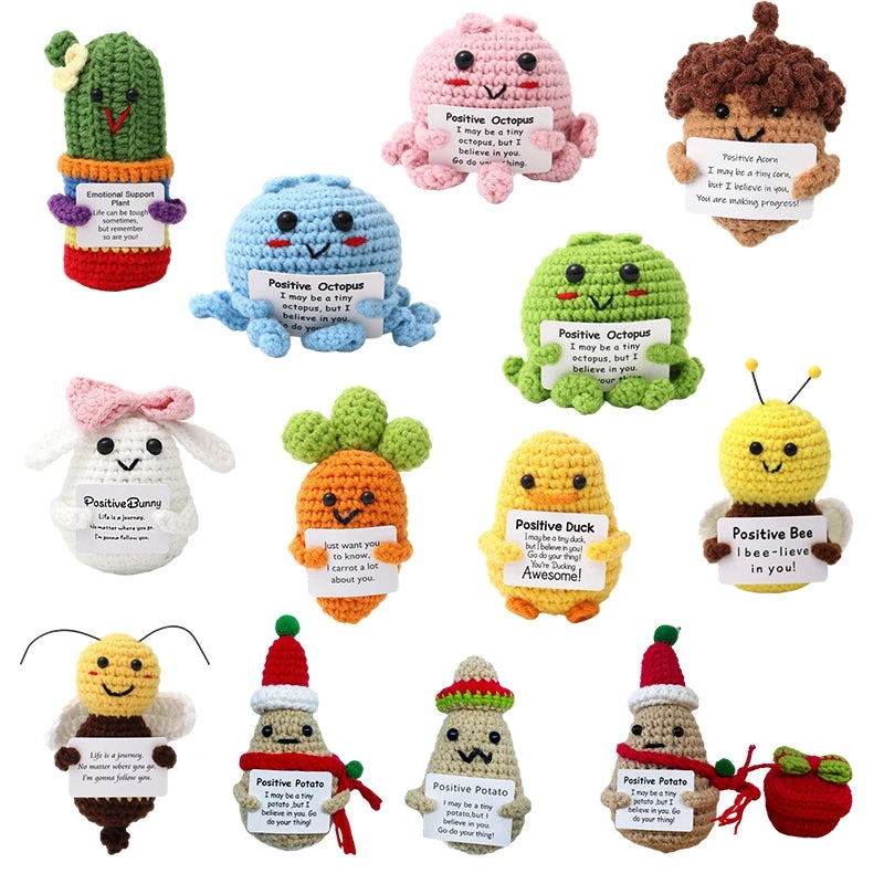 Set Crochet Positive Energy Dolls - 44 variants