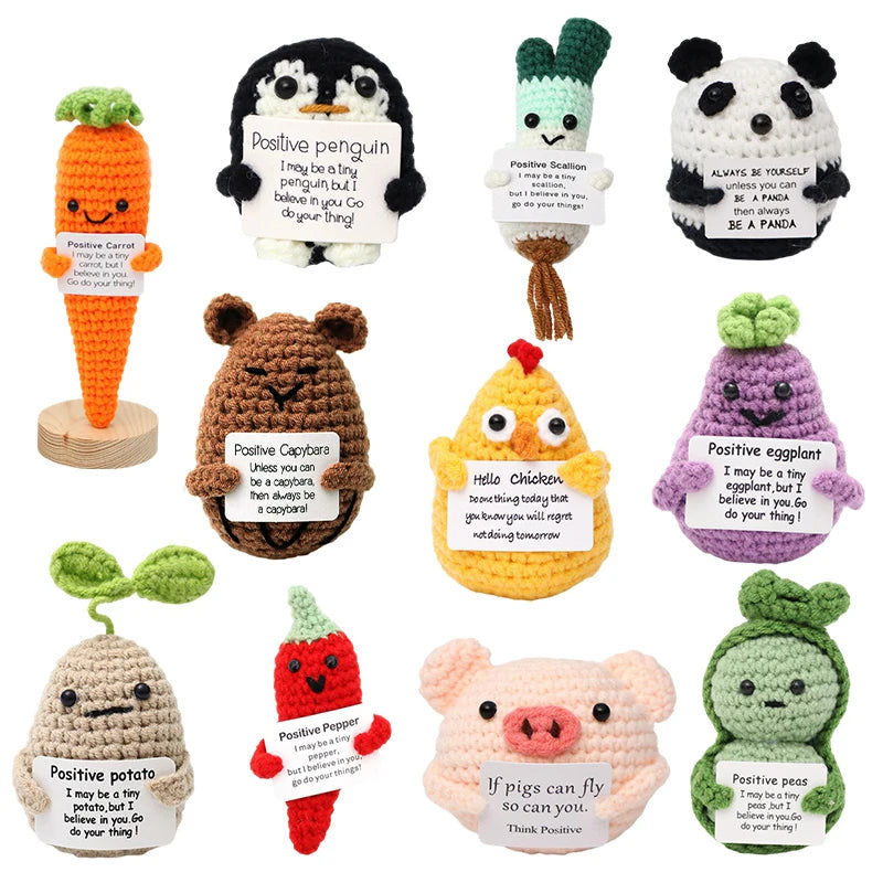 Set Crochet Positive Energy Dolls - 44 variants